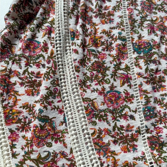 LUCKY BRAND Y2K floral tunic tank; size small - Picture 6 of 6
